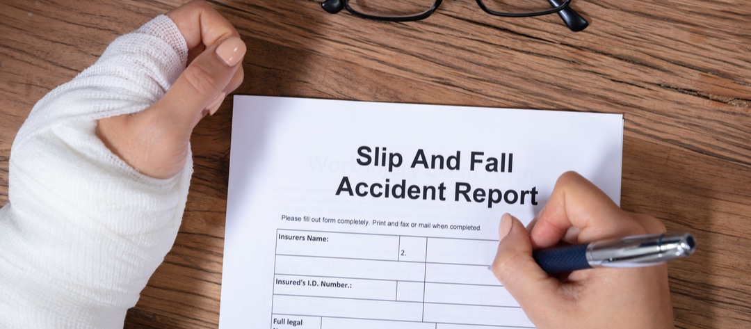 slip and fall injury claim