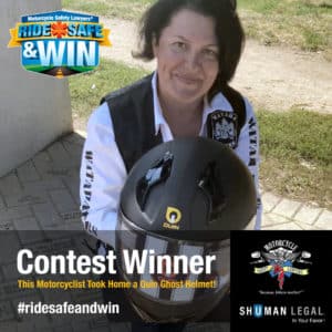 Ride Safe & Win Contest Winner