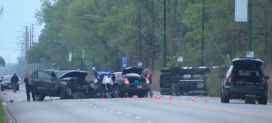 Chicago multi-vehicle accident kills one, injures nine
