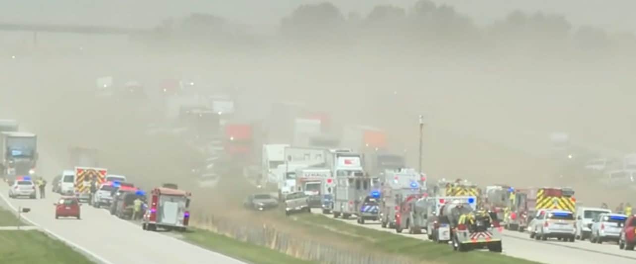 7 dead, dozens hurt in Illinois car crash caused by a dust storm