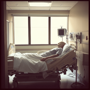 A patient in a Chicago hospital with Catheter migration symptoms