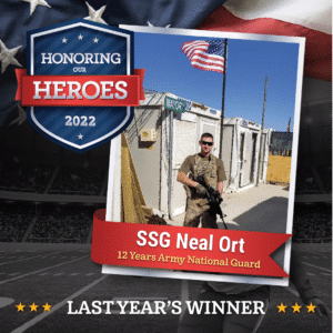 Honoring Our Heroes 2022 Winner