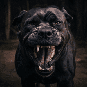 How to recognize when a dog is exhibiting aggressive behavior 