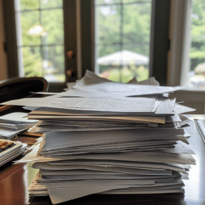 Stack of papers