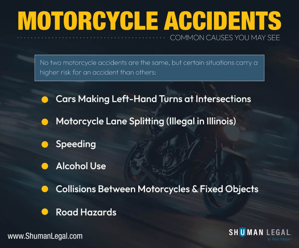 Common Causes of Motorcycle Accidents