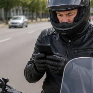 negligent motorcycle rider